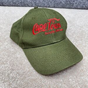 Cape Town South Africa strapback hat cap green adjustable Mens one size